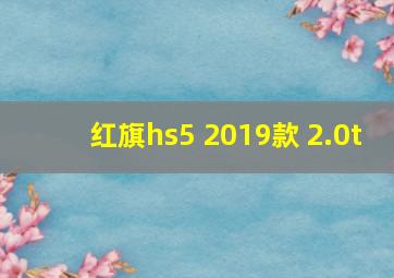 红旗hs5 2019款 2.0t